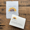 Face the sunshine, and your shadow will fall behind you quote on handmade paper - Alison Rose Vintage