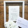 I am yours and you are mine poem by R. Clift on handmade paper - Alison Rose Vintage