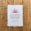 Let us be grateful to people who make us happy quote on handmade paper