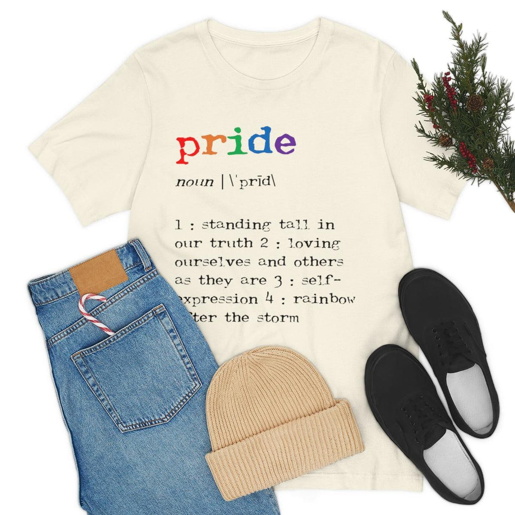 Pride definition unisex short sleeve tee shirt, Bella Canvas t-shirt - Alison Rose Vintage