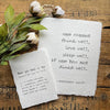 One cannot think well if one has not dined well quote by Virginia Woolf on handmade paper - Alison Rose Vintage