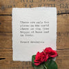 Live happy at home and in Paris Ernest Hemingway quote print