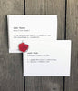 lovebirds definition greeting card in typewriter font with envelope and rose sticker seal - Alison Rose Vintage
