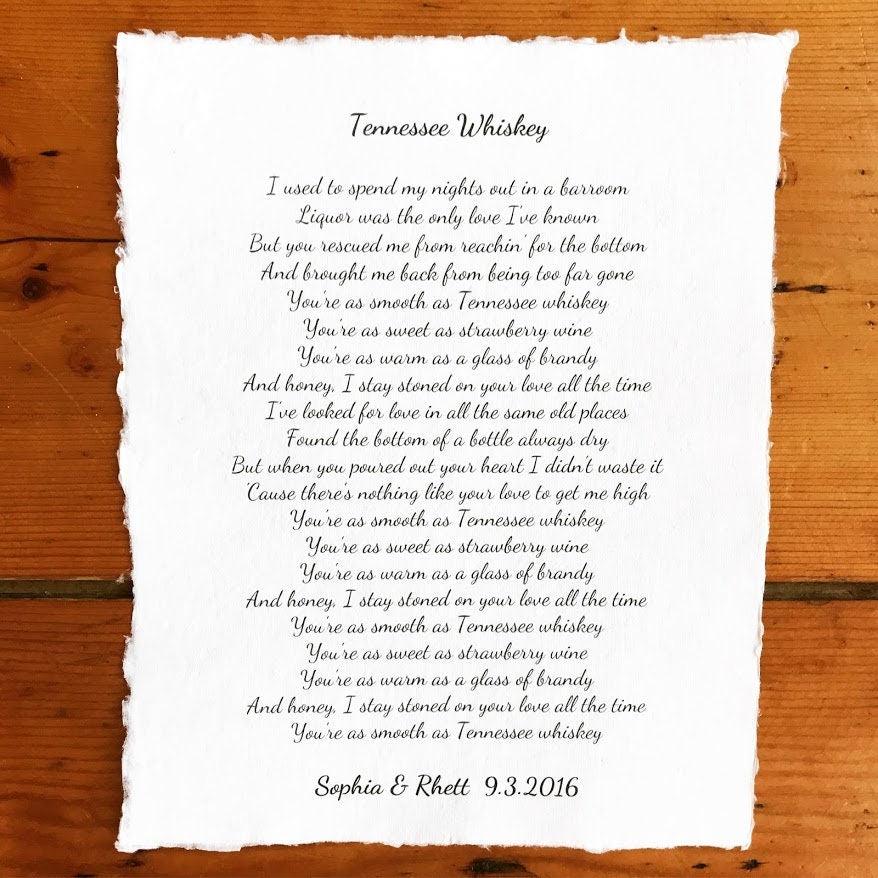 custom-song-lyrics-print-on-handmade-cotton-paper-alison-rose-vintage for Free Printable Lyrics For Songs Custom song lyrics print on handmade cotton paper– Alison Rose Vintage for Free Printable Lyrics For Songs