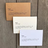 hope definition greeting card in typewriter font with envelope and rose sticker - Alison Rose Vintage