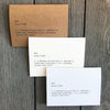 joy definition greeting card in typewriter font with envelope and rose sticker - Alison Rose Vintage