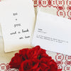 me plus you and a book or two original quote print on 5x7 or 8x10 handmade paper - Alison Rose Vintage