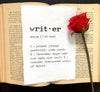 writer definition print in typewriter font on 5x7 or 8x10 handmade cotton paper - Alison Rose Vintage