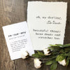oh, my darling, it's true. beautiful things have dents and scratches too print on handmade paper - Alison Rose Vintage