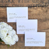 officiant definition greeting card in typewriter font with envelope and rose sticker seal - Alison Rose Vintage