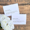 maid or matron of honor definition greeting card in typewriter font with envelope and rose sticker - Alison Rose Vintage