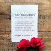 new hampshire OR 603 area code definition print in typewriter font on 5x7 or 8x10 handmade paper - Alison Rose Vintage
