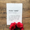 4 seasons definition prints on handmade cotton paper - Alison Rose Vintage