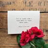 We loved with a love that was more than love Edgar Allan Poe quote card