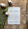 wears valley tennessee definition print in typewriter font on 5x7 or 8x10 handmade paper - Alison Rose Vintage