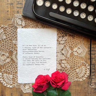 You make me believe in wonderful things poem by R. Clift on handmade p ...